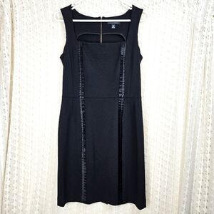 Banana Republic Mini Sleeveless Dress Spandex Blend Black Size 8 Petite